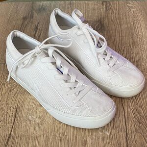 Rothy’s The Lace Up Sneaker in White 6